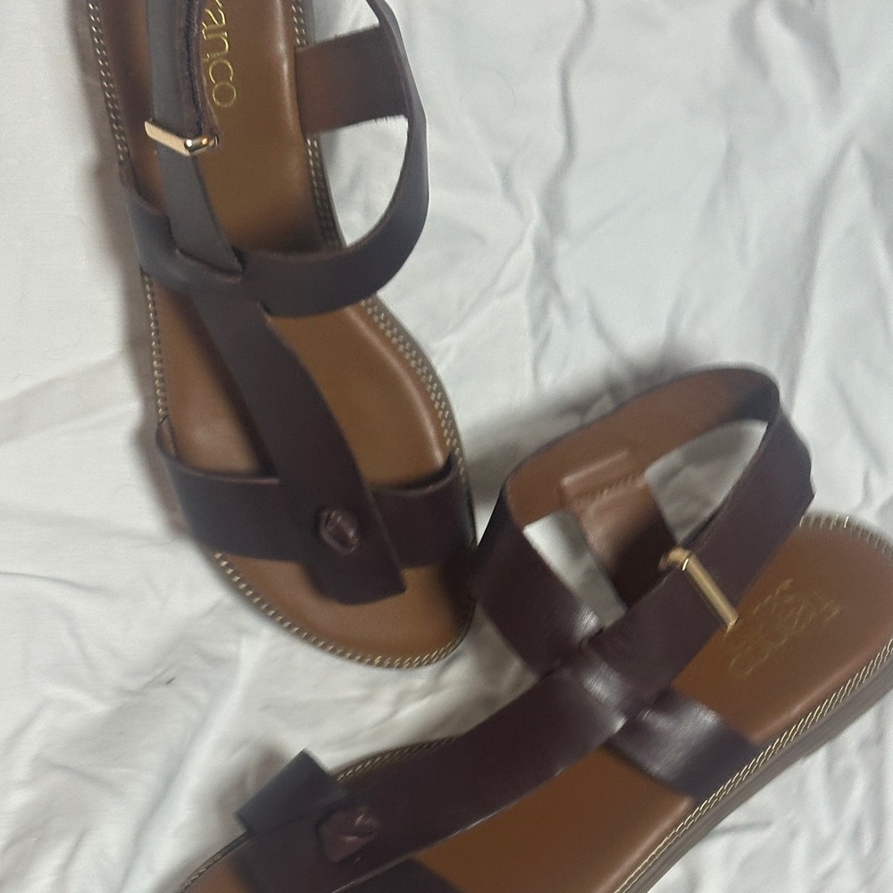 Franco Sarto Glenni Women's Brown Sandals Size 11